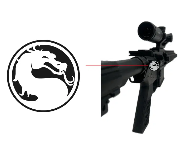engraved forward ar assist cap - mortal kombat