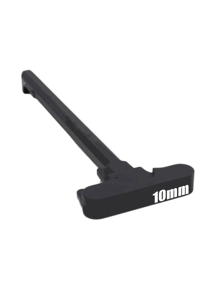 engraved charging handle ar15 10mm