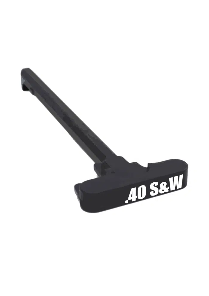 engraved charging handle 40 s&w