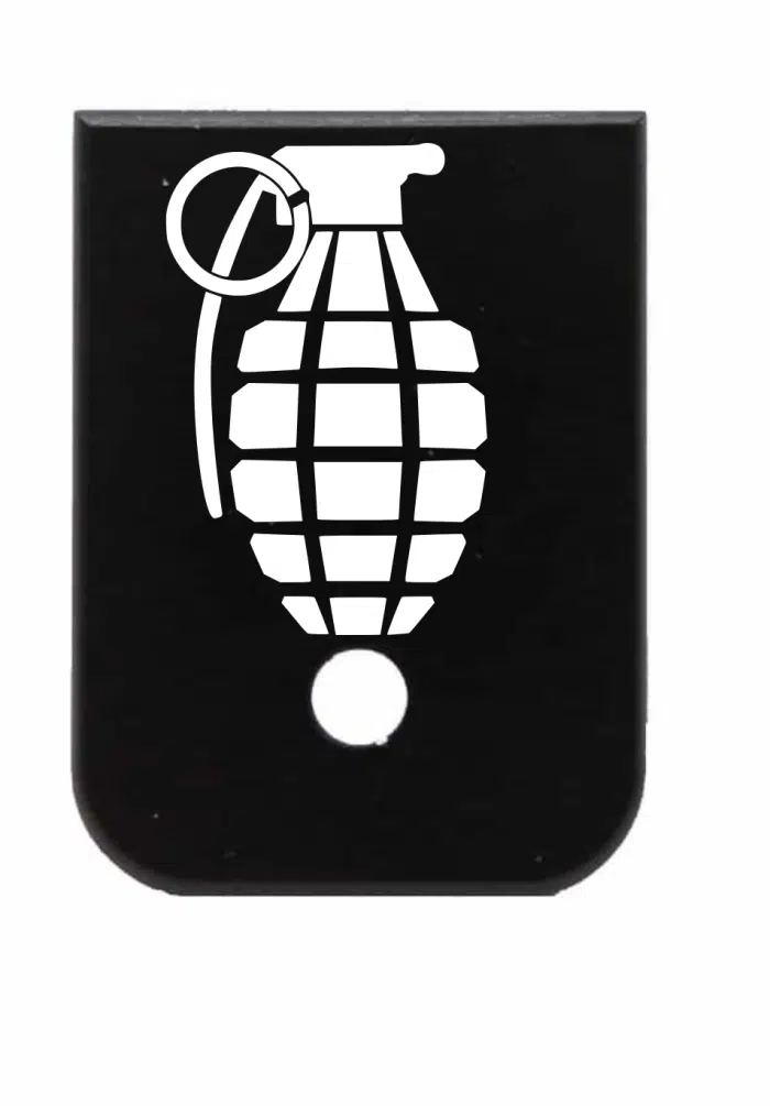 glock magazine plate hand frag grenade pineapple