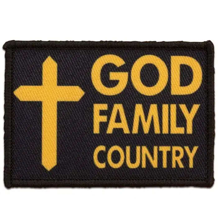 patch god family country cross