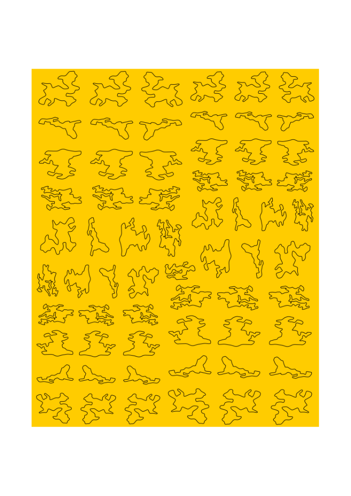 multicam blobs 2 cerakote stencil