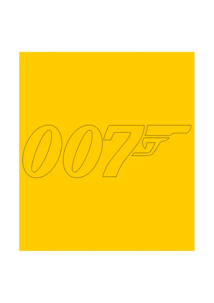 007 Single Image Cerakote Stencil