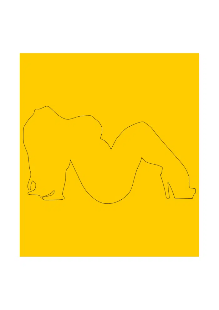 Big Girl Single Image Cerakote Stencil