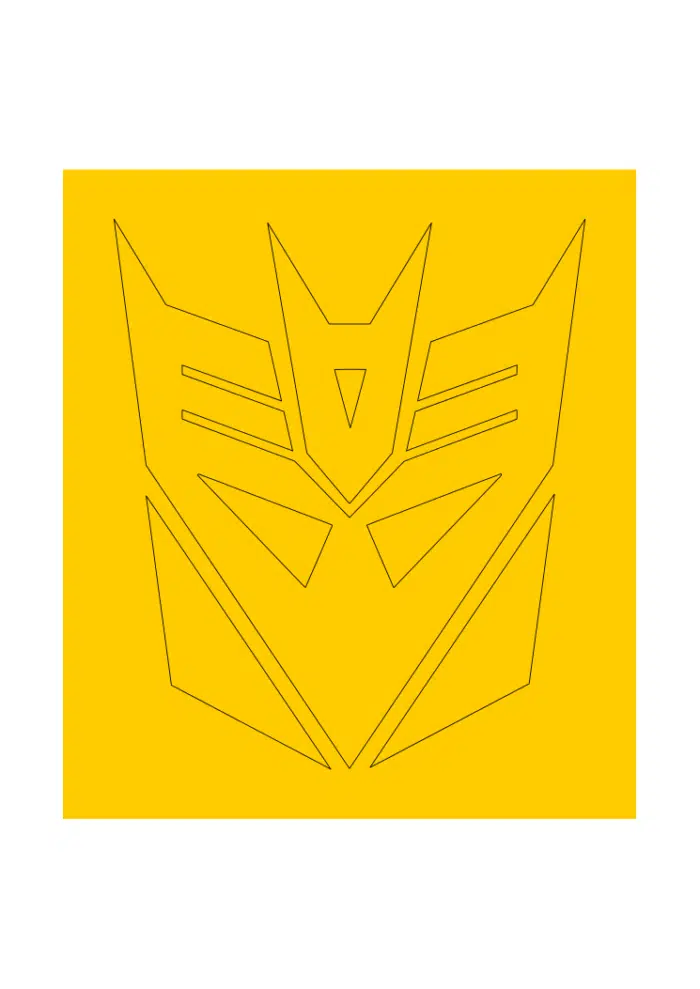 stencil decepticon