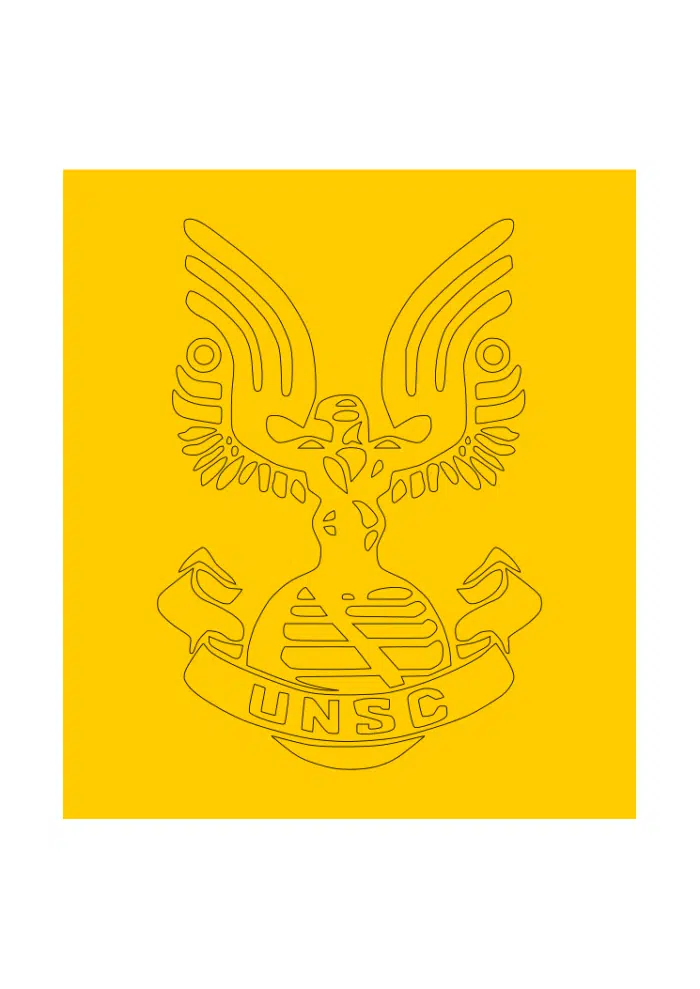 Halo UNSC Single Image Cerakote Stencil