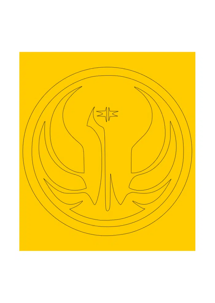 stencil old republic star wars
