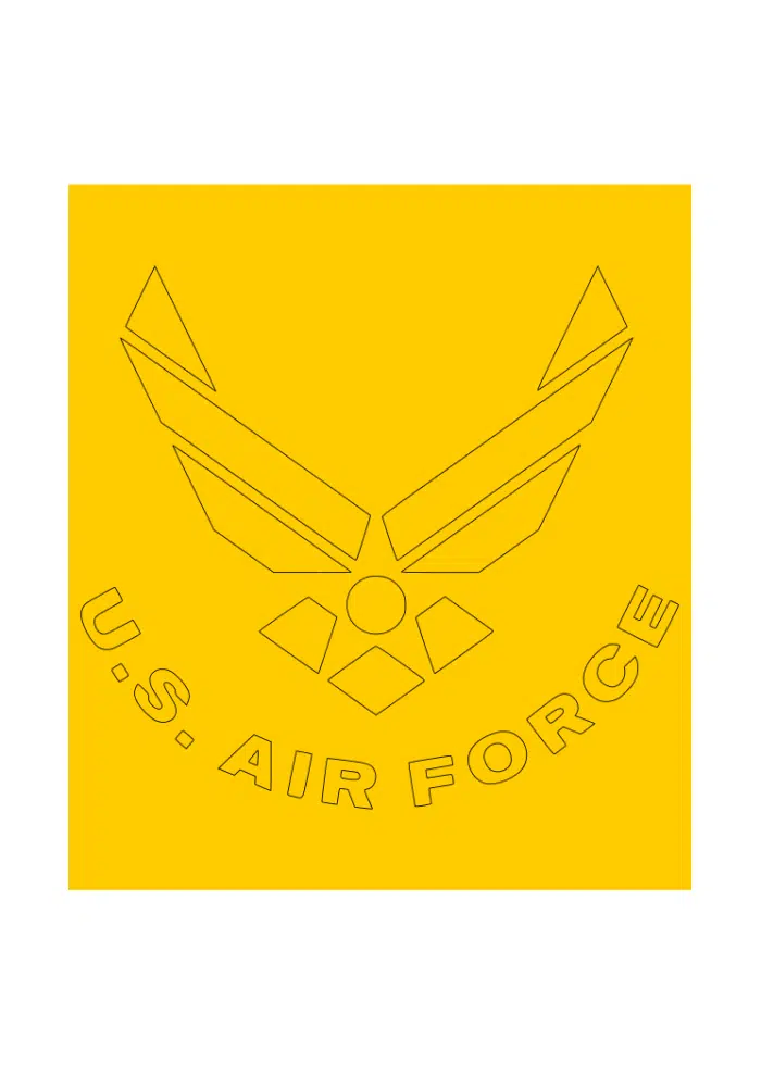 stencil air force