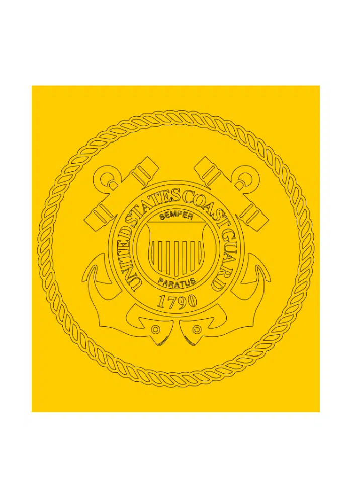 stencil us coast guard