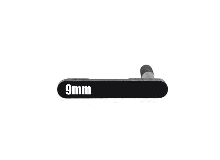 9mm engraved mag catch for ar15