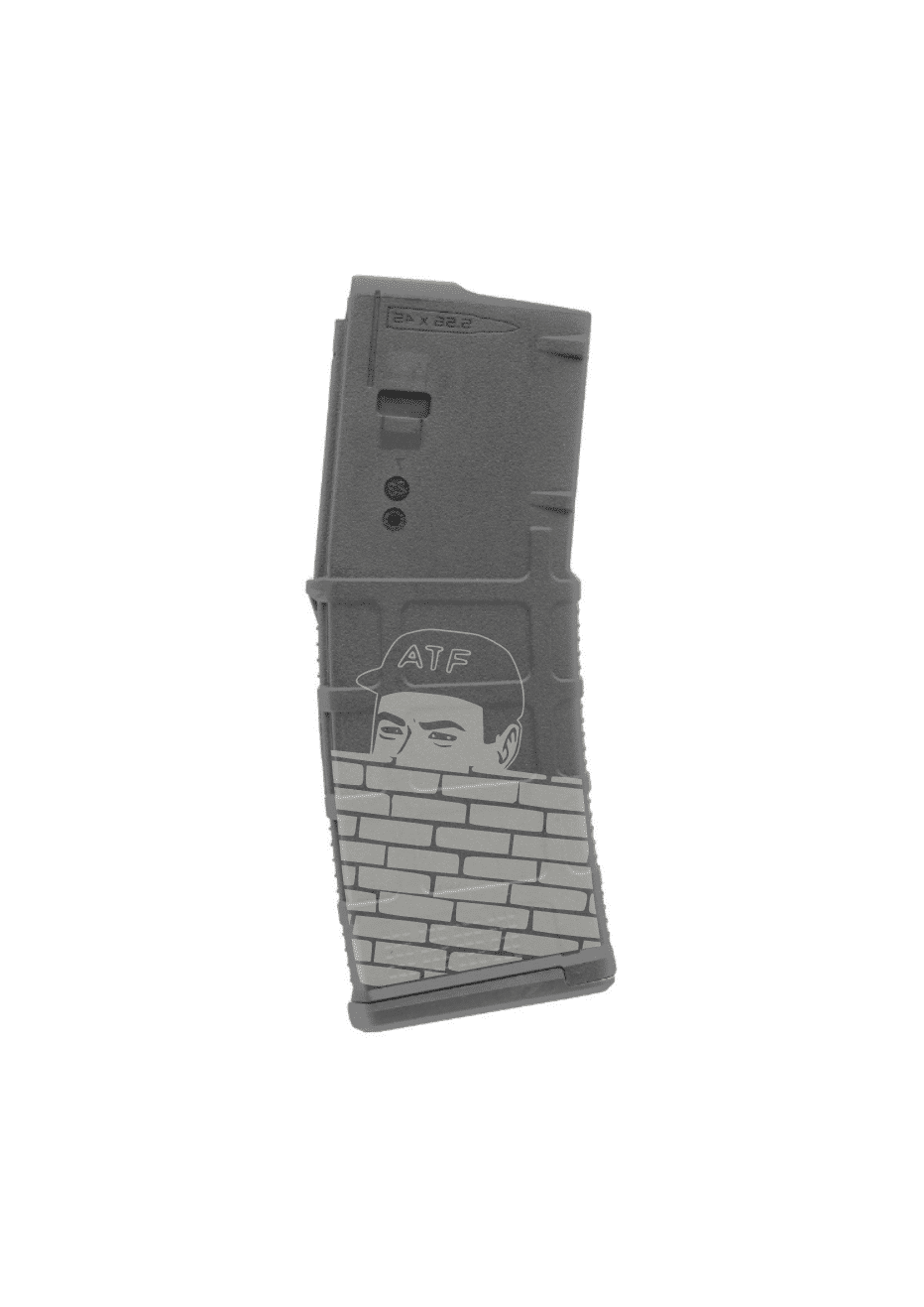 Engraved Magpul MOE PMAG 30 Round AR-15 Magazine - ATF WALL | KM Tactical