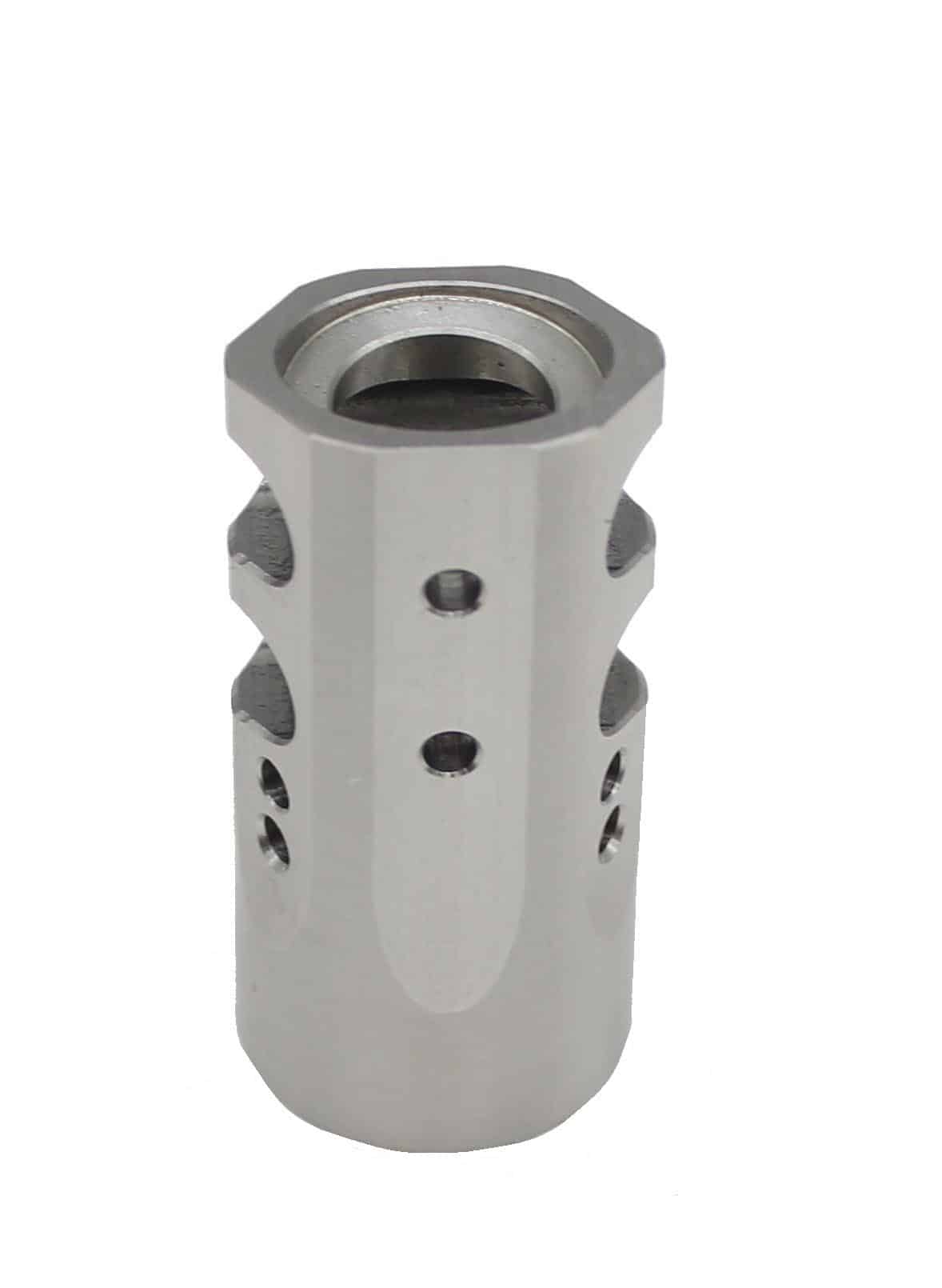 mi15  1/2x28 6 Prong Muzzle Brake for AR-15 - Steel - Black