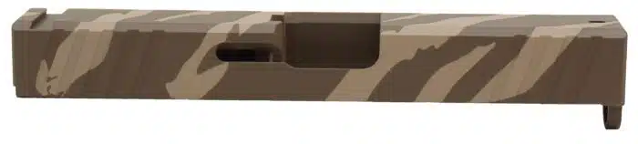 cerakoted tiger stripped glock slide