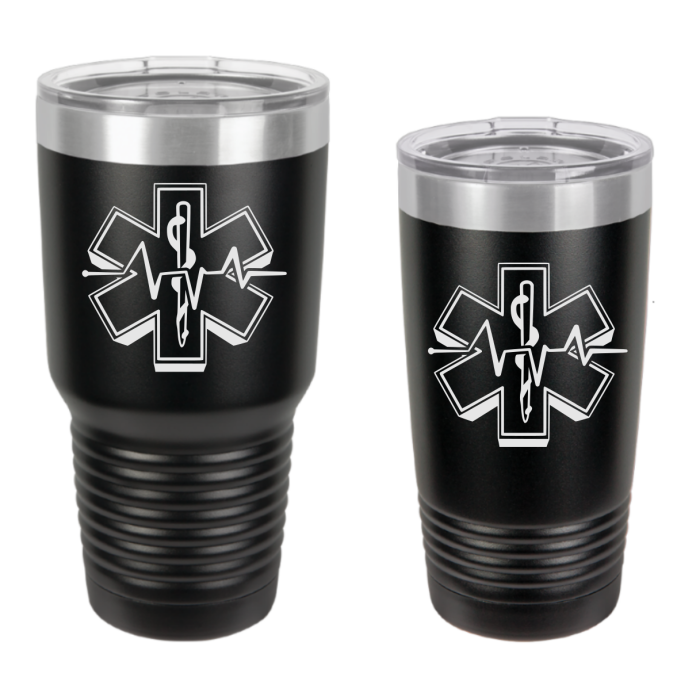 EMS engraved tumbler