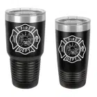 fire department engraved tumbler
