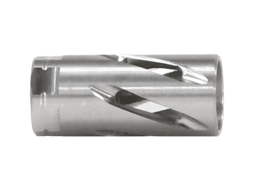49/64-20 Stainless Steel Spiral Fluted Flash Hider | KM Tactical
