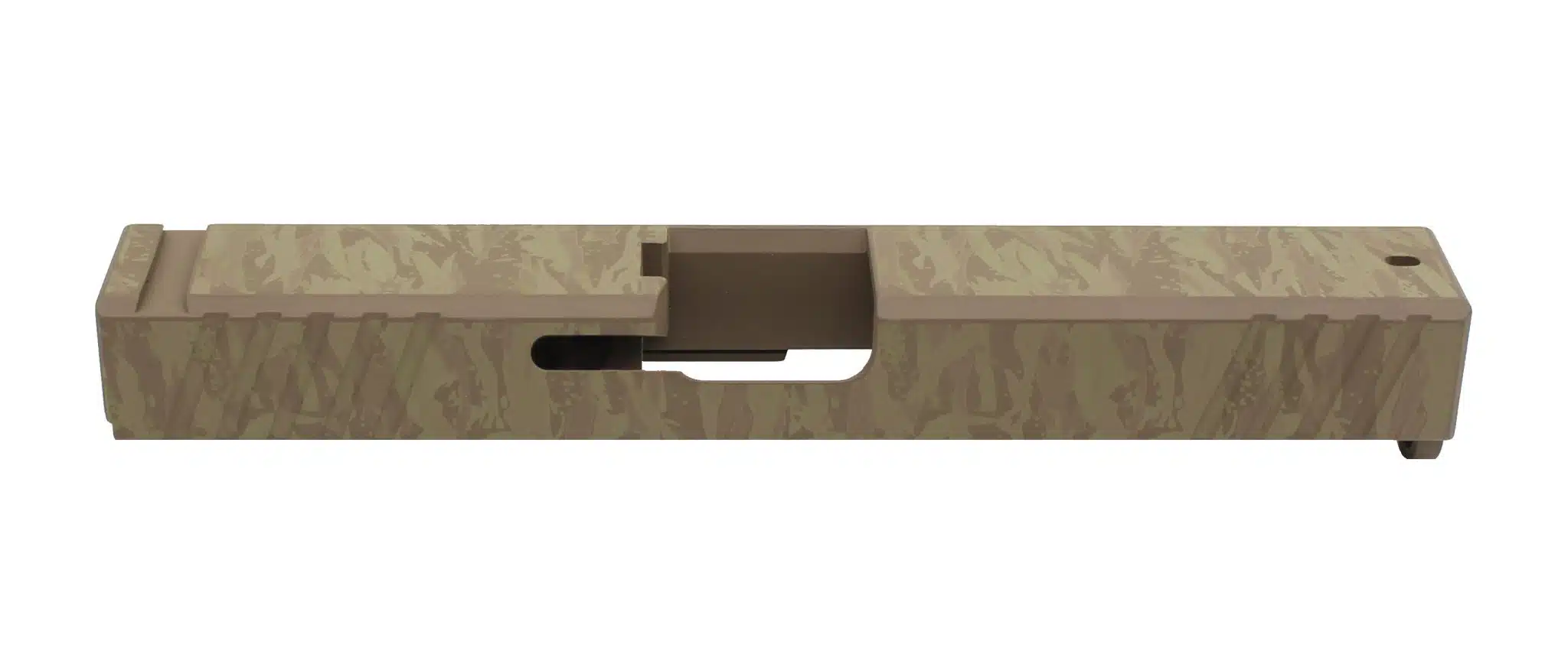 engraved tiger camo tan