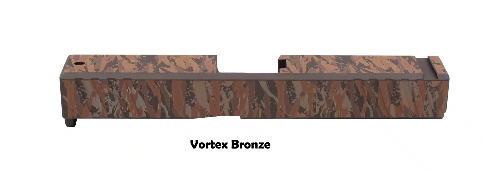 engraved tiger camo vortex bronze