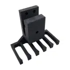 3d printed ultimate ar wall mount with magazine attachments