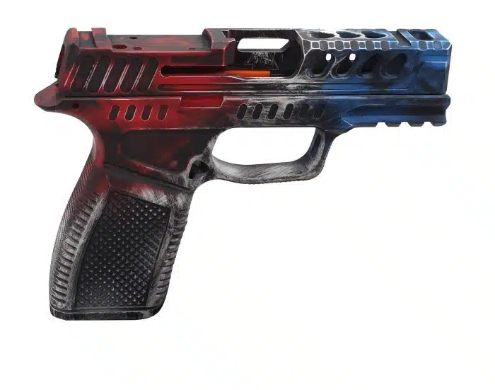 cerakoted battle worn american flag p365