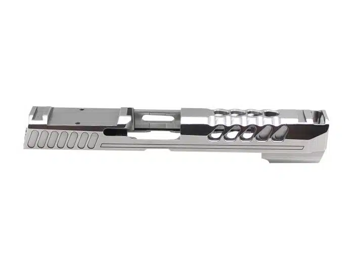 sig sauer p320 ballistic diffusion/emission bde slide - full size, polished stainless steel