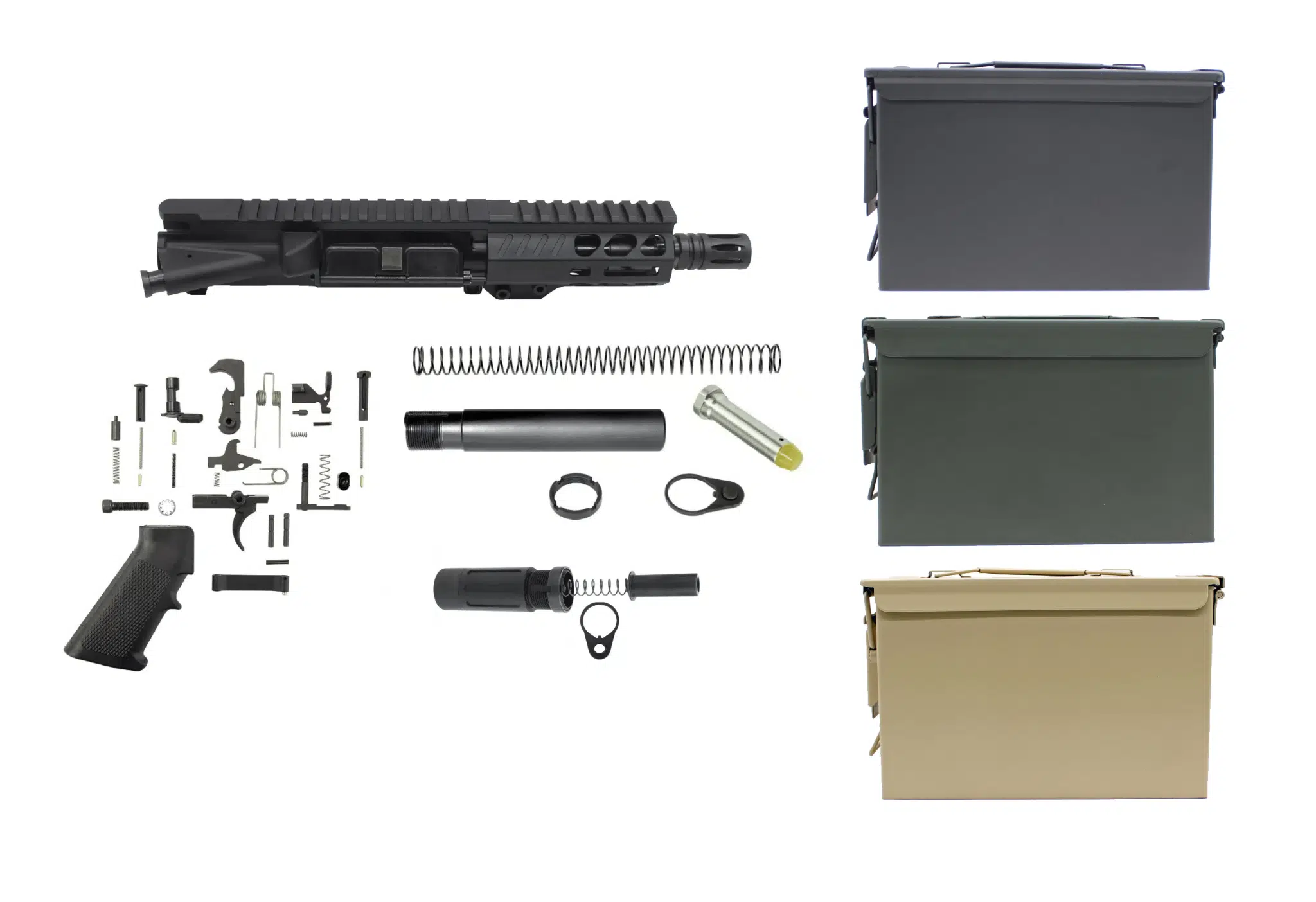 kit-4.5ammocan complete ar-15 kit 5.56 300 blackout upper receiver ammo can
