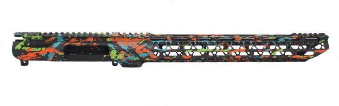 One Off Cerakote AR15 upper handguard mlok set