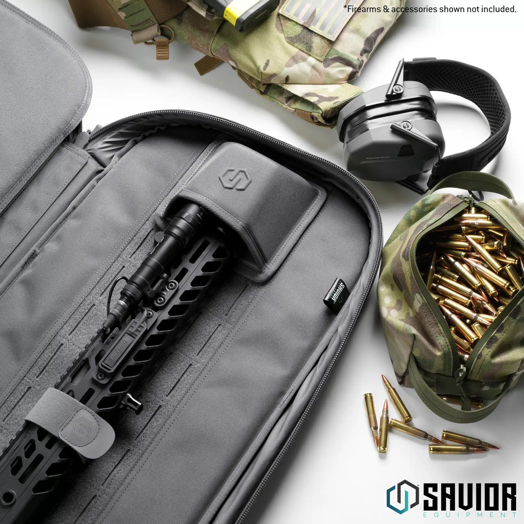 Savior Equipment Muzzle Cover- Hook Backing - Black | KM Tactical