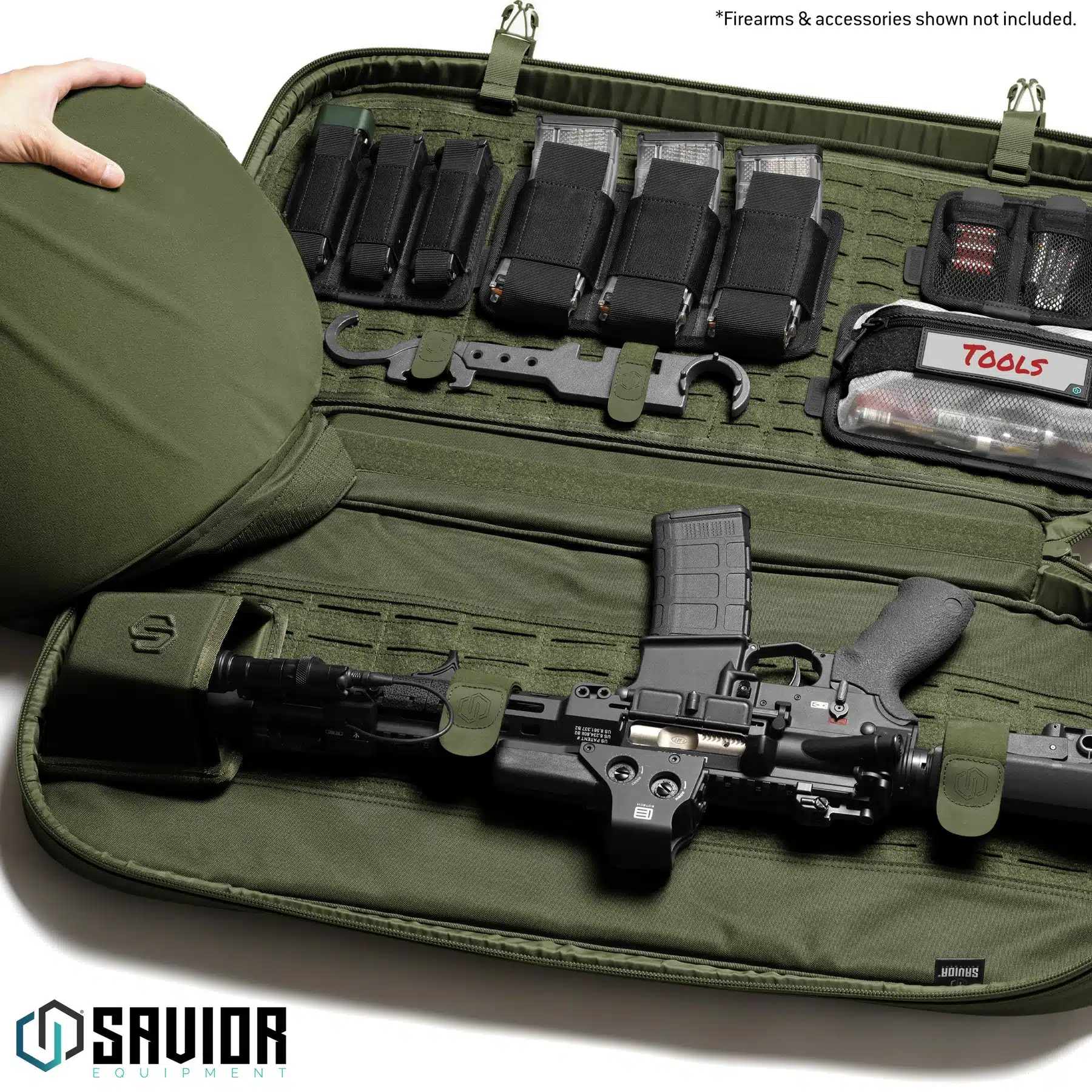 Savior Equipment Muzzle Cover- Hook Backing - Black | KM Tactical