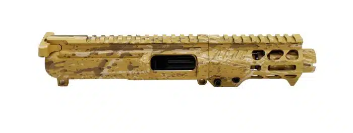 one off cerakote AR-15 Upper w/ accessories Miami Splatter Cerakote Sig 320