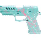 one off cerakote AR-15 Upper w/ accessories Miami Splatter Cerakote Sig 320