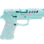 one off cerakote AR-15 Upper w/ accessories Miami Splatter Cerakote Sig 320