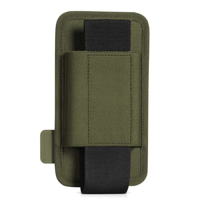Savior Equipment Single AR-10/.308 Mag Holder - 1/2 Slot - Hook Backing - OD GREEN